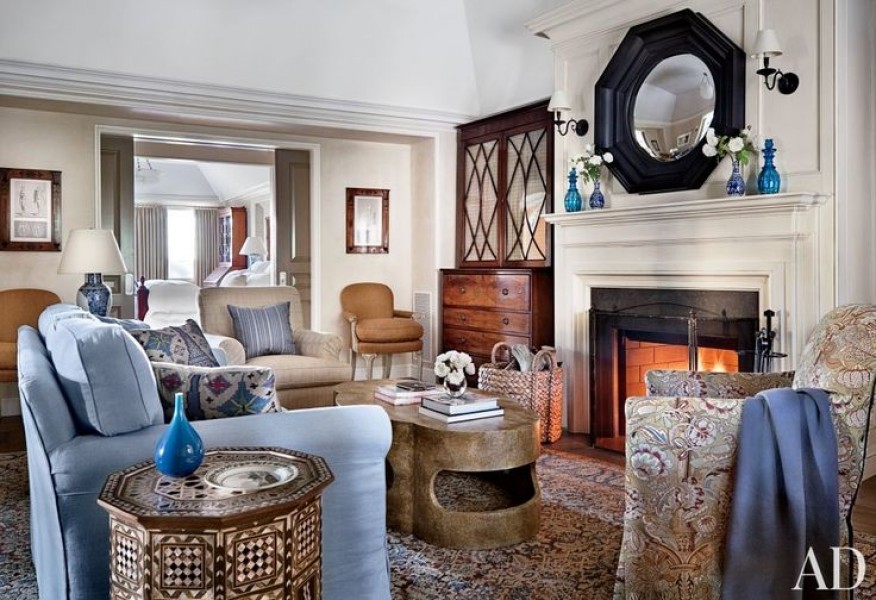 Walnut and Ebonized Secretaire