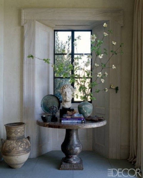 Painted Terracotta Olive Jar