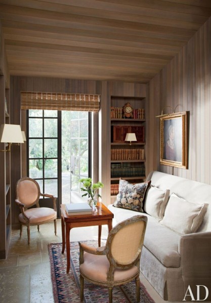 Carved Walnut Table with Needlepoint Top