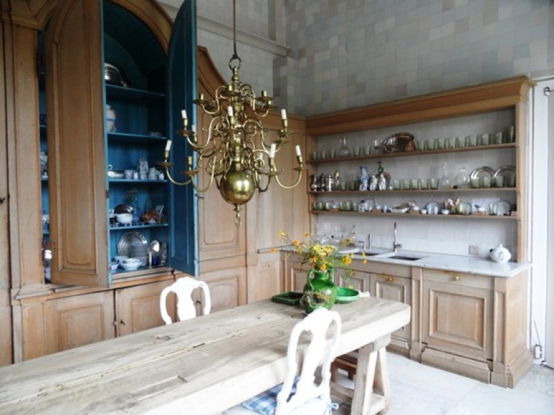 Cast Bronze 12-Light Two-Tiered Chandelier