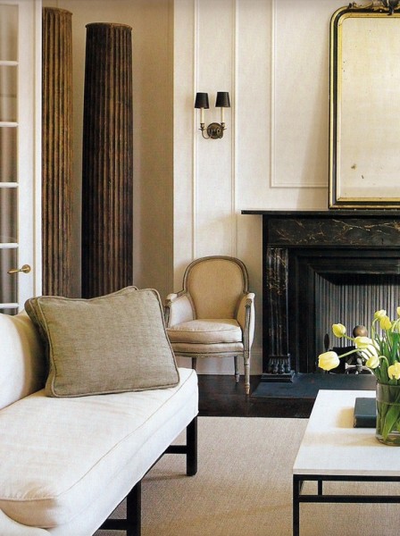 Giltwood and Painted Bergere