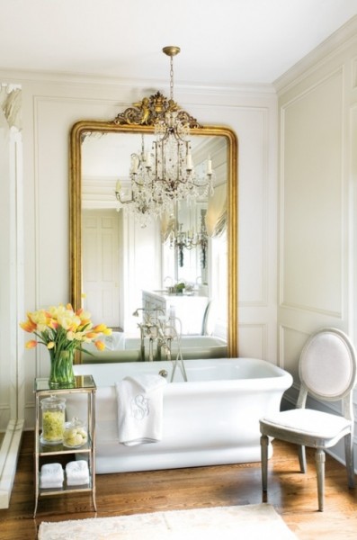 Extraordinary and Massive Giltwood Mirror