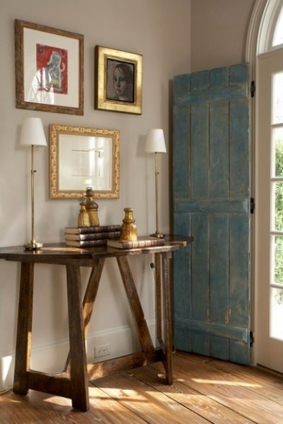 Pair of Painted Doors