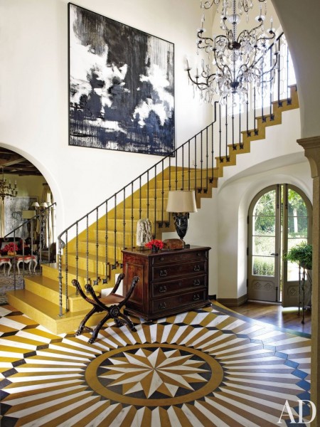 3-Drawer Walnut Commode with Brass Hardware