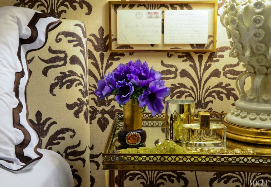 Silvered Brass Mirrored Plateau on Later Iron Stand