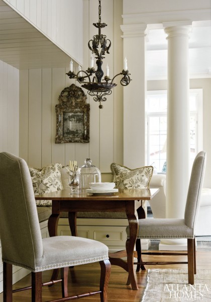 Fruitwood and Inlaid 1-Drawer Center Table 