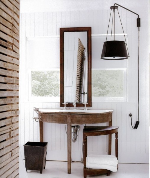 Bronze Mounted Walnut Wall Mirror