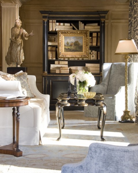 Carved Silver Gilt Coffee Table