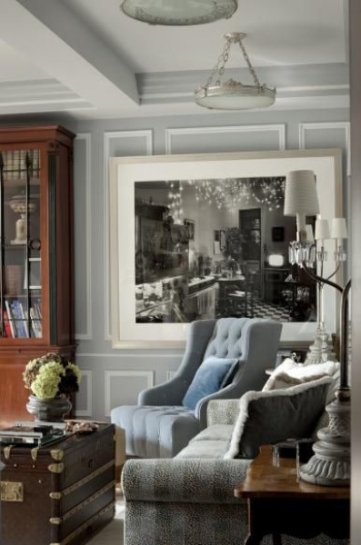 Massive Walnut and Ebonized Libreria