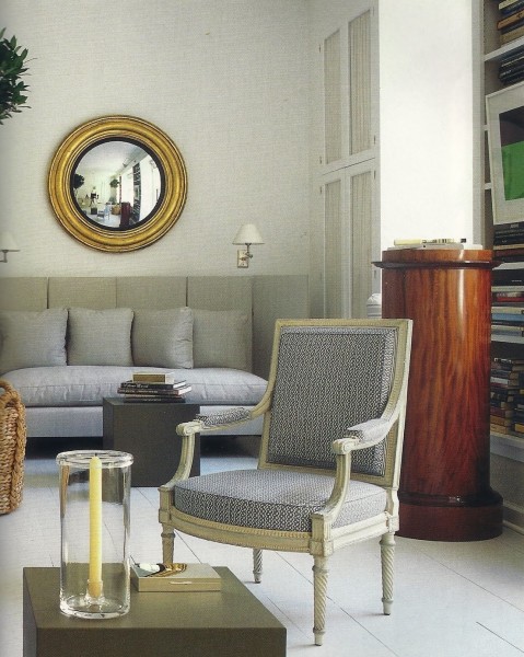 Walnut Octagonal Pedestal Credenza