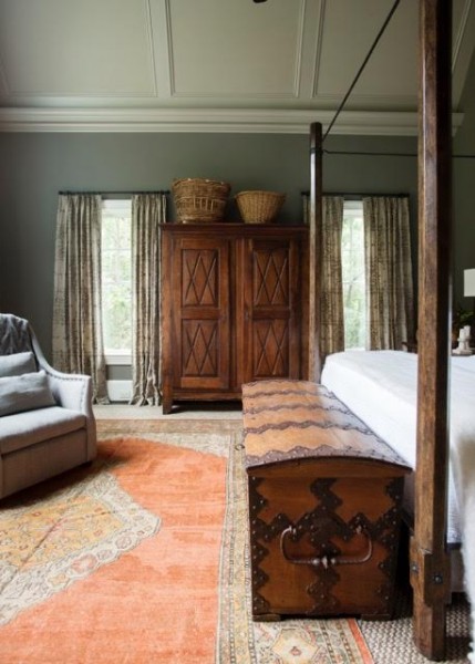 Carved and Paneled Walnut Armadio