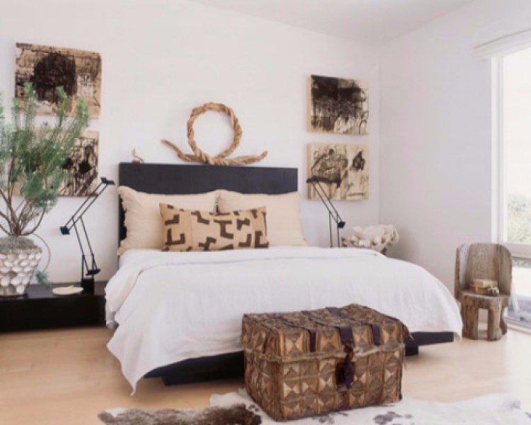 Leather Upholstered Carrying Trunk with Brass Nailheads