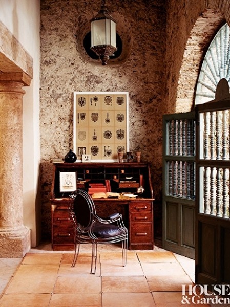 Beautiful  Oak Campaign Desk