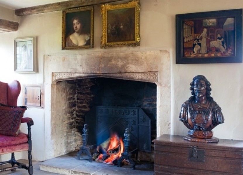 Carved Walnut Figure on Stand