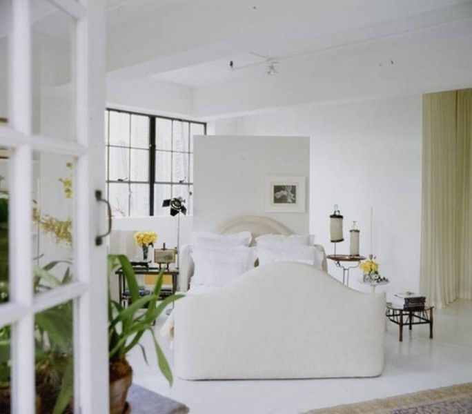 Walnut 3-Leg Table, Brass Gallery