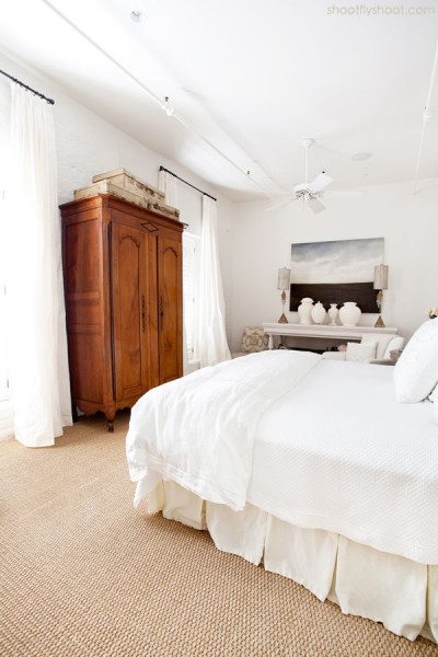 Beautifully Figured Solid Walnut 2-Door, 4-Drawer Armoire