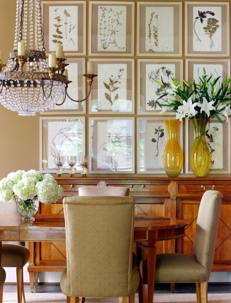 4-Door, 2-Drawer Elmwood Enfilade