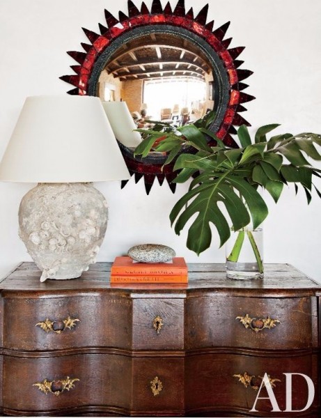Carved Walnut Commode