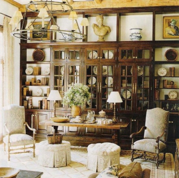 Near-Pair of Turned and Carved Walnut Fauteuils