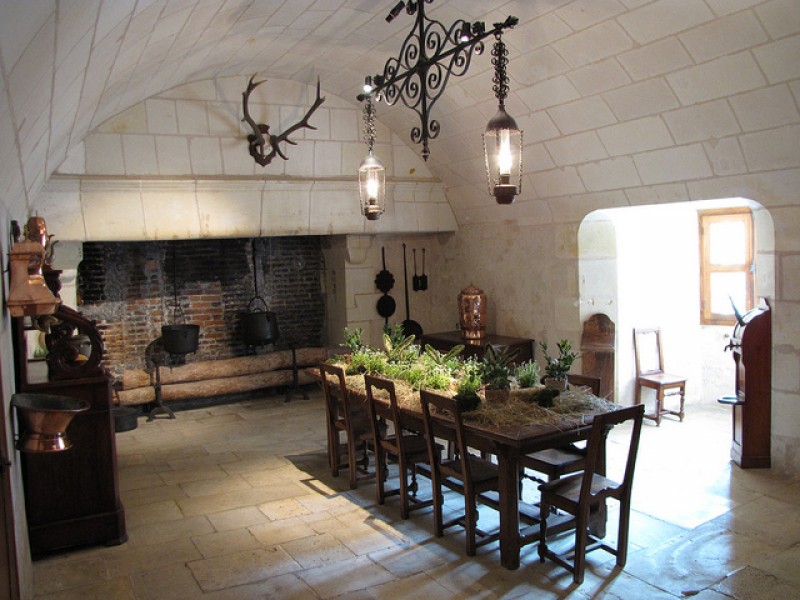 Cylindrical Hide and Brass Nailhead Adorned Box