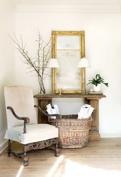 Giltwood and Gilt Gesso Mirror