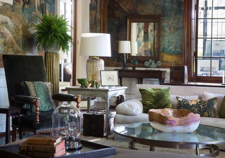 Walnut and Brass Adorned Captain's Box