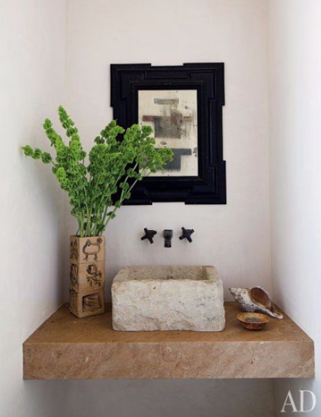 Ebonized Guilloche Mirror