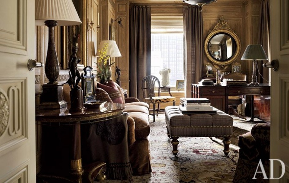 Gilt and Patinated Bronze Demilune Console