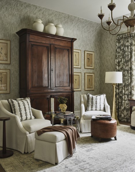 Pair of Light Oak 4-Door Cabinets