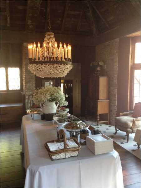 Rare & Unique Brass & Glass 24-Light Chandelier