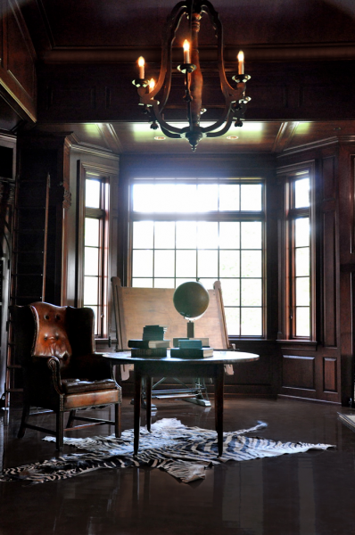 Exceptional Walnut 2-Door Column Credenza