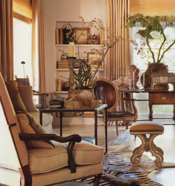 Large Provincial Pine and Walnut Kitchen Table