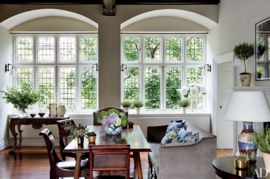 Carved Giltwood and Faux Marble Console Table
