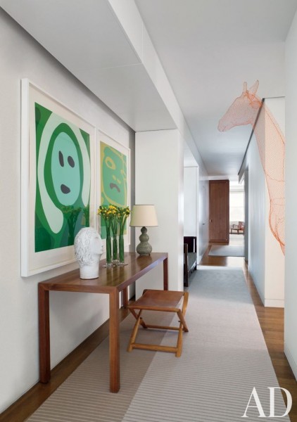 Steel, Brass, and Leather Decorative Bench