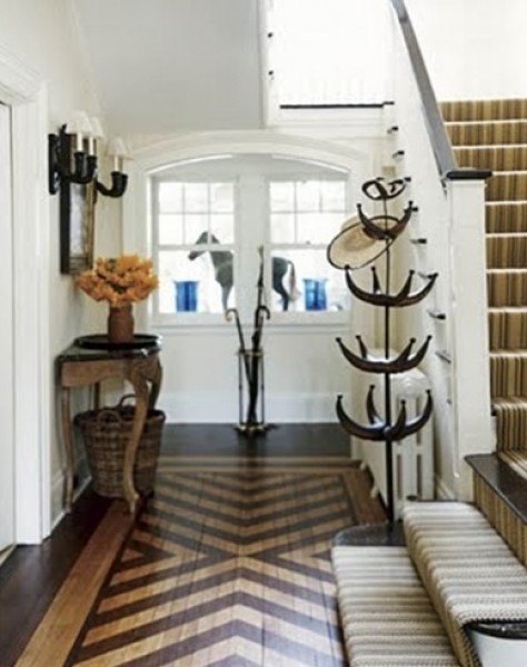 Massive Wrought Iron Coat and Hat Stand