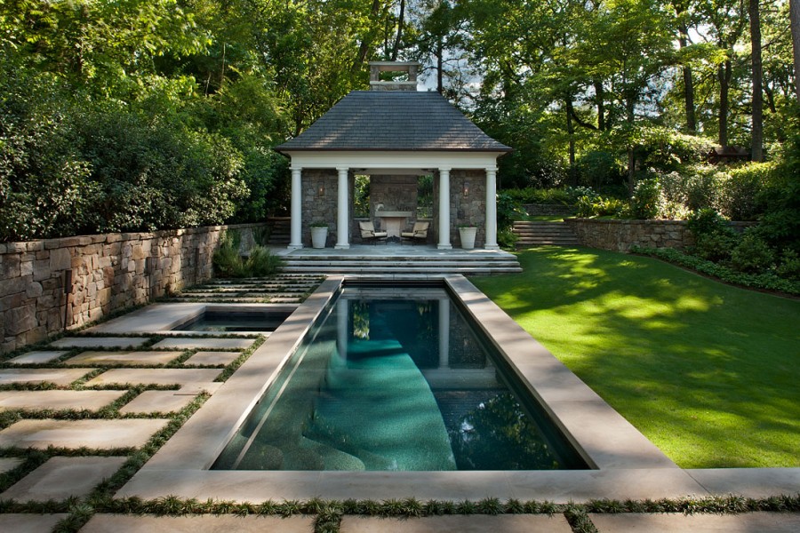 Wrought Iron and Painted Garden Table