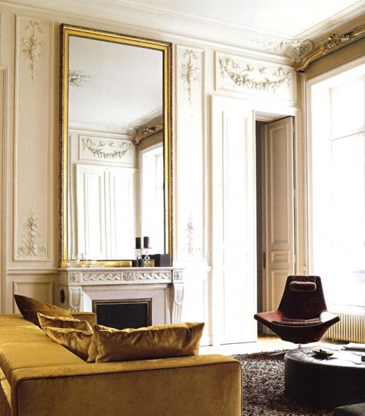 Giltwood & Painted Mirror
