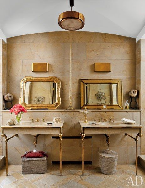 Octagonal Giltwood Mirror