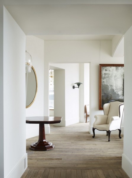 Walnut and Upholstered Bergere with Iron Slides
