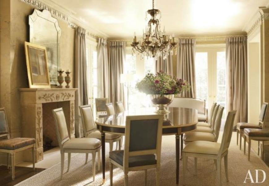 Silvered Brass 6-Light Chandelier