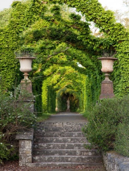 Pair of Cast Cement Painted Garden Planters