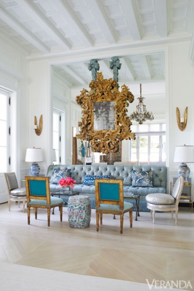 Pair of Giltwood Poltrone