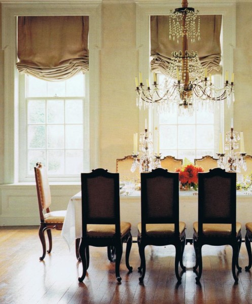 Silver Gilt and Blown Glass 5-Light Chandelier