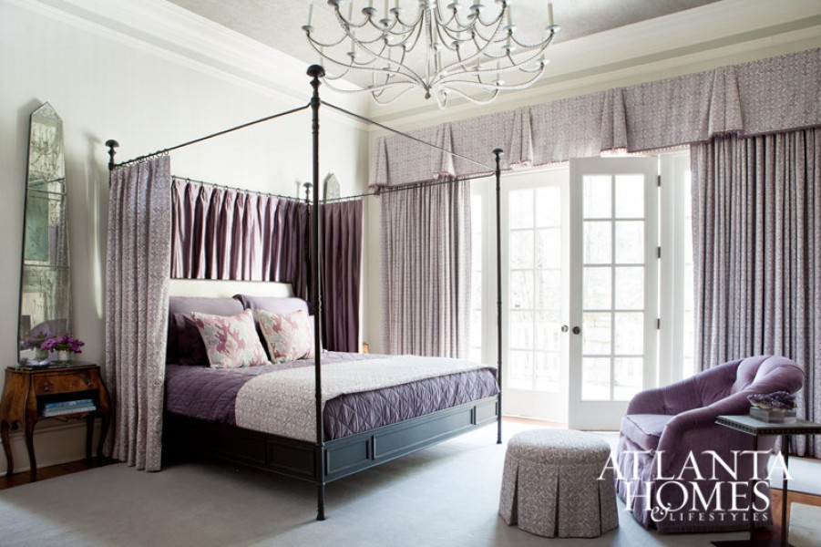 Burl Walnut and Ebonized 1-Drawer Side Cabinets with Marble Tops