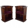 Rare Pair of Walnut "Scranni" Chairs