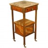 Brass, Camphorwood, and Onyx Vanity Stand