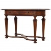 Walnut 1-Drawer Console Table