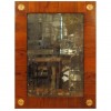 Walnut and Giltwood Mirror
