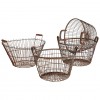 Associated Group of 4 Wire Baskets