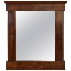 Veneered Walnut Mirror